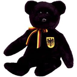 TY Beanie Baby - FREIHERR VON SCHWARZ the Bear (Germany Exclusive) (8.5 inch)