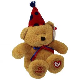 TY Beanie Baby - FUN the Bear (TY 20th anniversary) (8 inch)