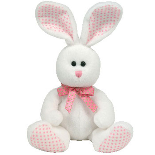 TY Beanie Baby - GARDENIA the White Bunny (6.5 inch): BBToyStore.com ...