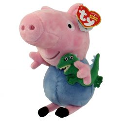 TY Beanie Baby - GEORGE PIG (U.S. Version Peppa Pig - 6 inch)