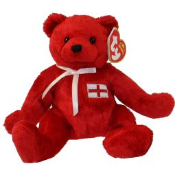 TY Beanie Baby - GEORGE the Bear (Europe Exclusive) (7 inch)