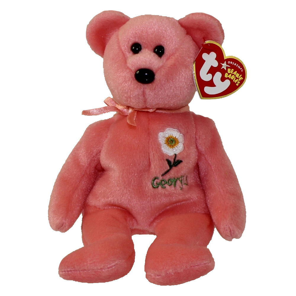 TY Beanie Baby - GEORGIA CHEROKEE ROSE the Bear (Show Exclusive) (8.5 ...