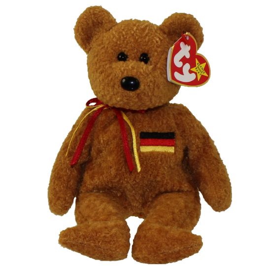 Ty Beanie Baby Germania Bear German Country 1990 Birthday 1999 RARE for sale online 