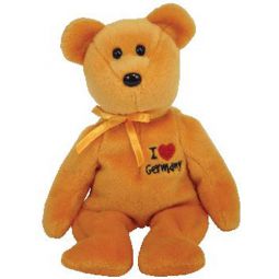 TY Beanie Baby - GERMANY the Bear (I Love Germany - Germany Exclusive) (8.5 inch)