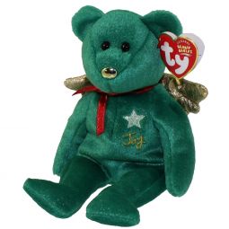 TY Beanie Baby - GIFT the Bear (Green Version) (Hallmark Gold Crown Exclusive) (8 inch)