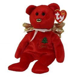 TY Beanie Baby - GIFT the Bear (Red Version) (Hallmark Gold Crown Exclusive) (8 inch)