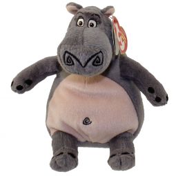 TY Beanie Baby - GLORIA the Hippo ( Madagascar 2 - Movie Beanie ) (6 inch)