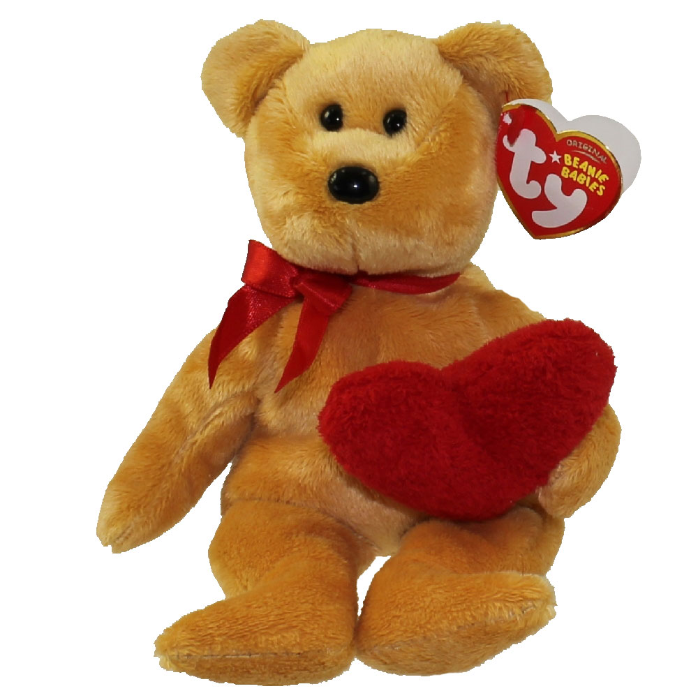 TY Beanie Baby - GOODHEART the Bear (8.5 inch)