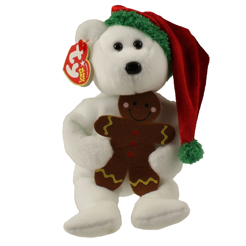 TY CANDY CANE the BEAR  PLUFFIES MINT with MINT TAG