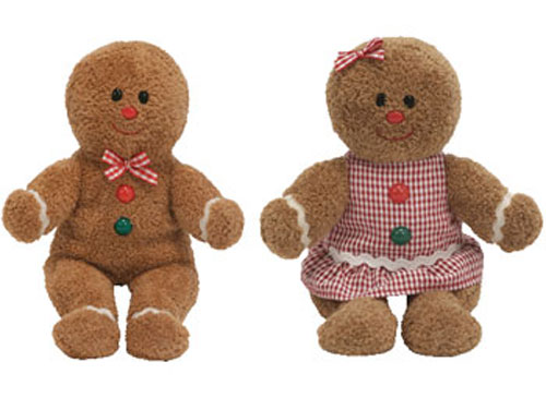 gingerbread stuffed dolls