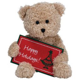 TY Beanie Baby - HAPPY HOLIDAYS the Bear (Greetings collection) (5.5 inch)
