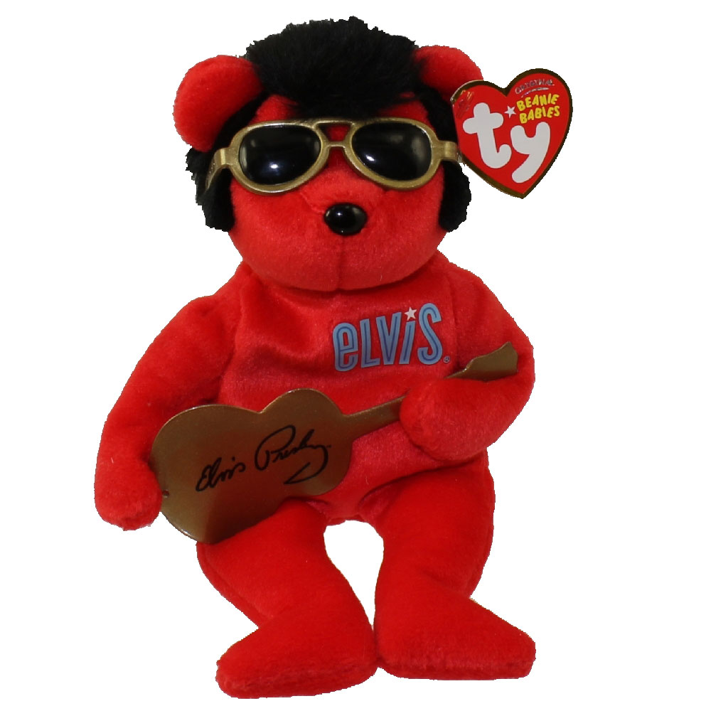 TY Beanie Baby - HEARTBEAR HOTEL the Elvis Bear (9 inch)