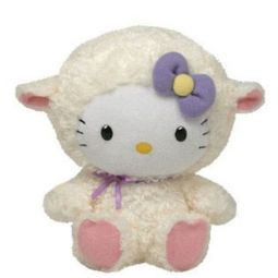 TY Beanie Baby - HELLO KITTY (Lamb Suit) (8 inch)