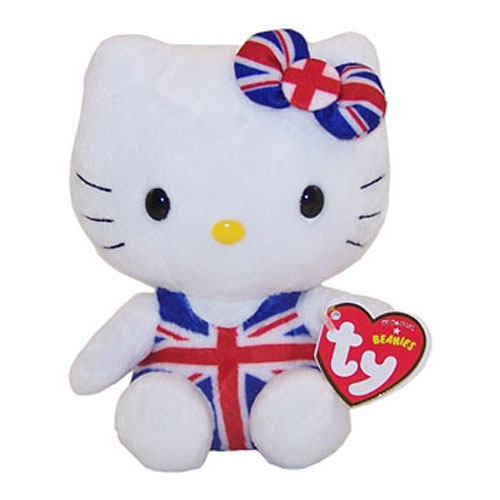 TY Beanie Baby - HELLO KITTY ( UNION JACK ) (UK Exclusive) (6 inch)