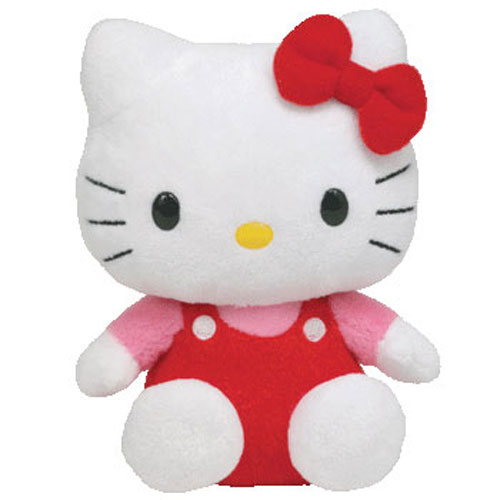 TY Beanie Baby - HELLO KITTY ( RED OVERALLS ) (5.5 inch)