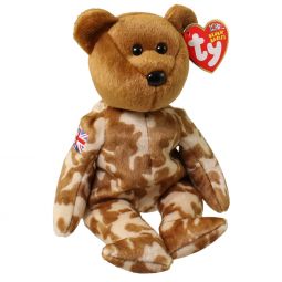 TY Beanie Baby - HERO the Military Bear (UK Exclusive Version) (8.5 inch)