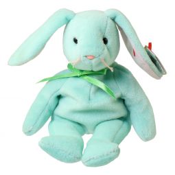 TY Beanie Baby - HIPPITY the Green Bunny (8.5 inch)