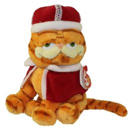TY Beanie Baby - GARFIELD the Cat (HIS MAJESTY) (7 inch)