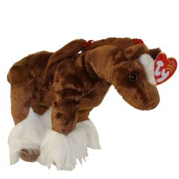 TY Beanie Baby - HOOFER the Clydesdale Horse (6 inch)