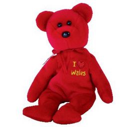 TY Beanie Baby - WALES the Bear (I Love Wales - UK Exclusive) (8.5 inch)
