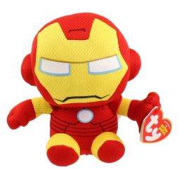 TY Beanie Baby - IRON MAN (Marvel)