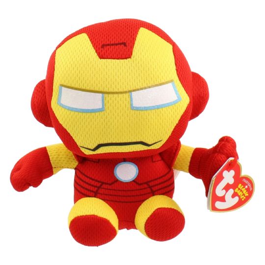 ty beanie ballz iron man plush