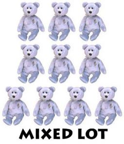 TY Beanie Babies - Mixed Lot of 10 ISSY Bears (All Different Cities) (8.5 inch)