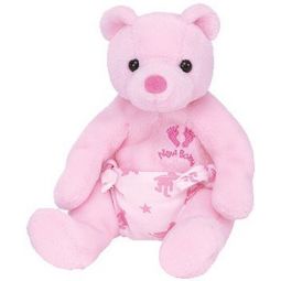 TY Beanie Baby - IT'S A GIRL the Bear (7 inch)
