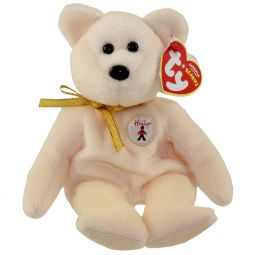 TY Beanie Baby - IVORY the Bear (UK Hamleys Store Exclusive) (8.5 inch)