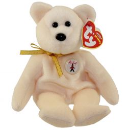TY Beanie Baby - IVORY the Bear (UK Hamleys Store Exclusive) (8.5 inch)