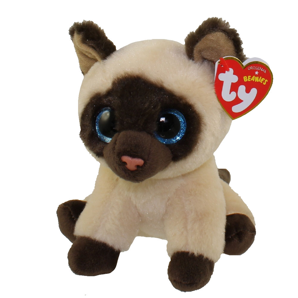 TY Beanie Baby - JADEN the Siamese Cat (6 inch)