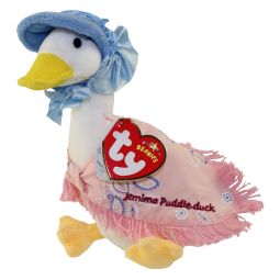 TY Beanie Baby - JEMIMA PUDDLE -DUCK the Duck (UK Exclusive) (7 inch)