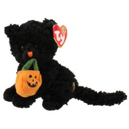 Witchy 2007 Ty Beanie Babie 7in Halloween Orange Bear Trick Treat Bag 40577 for sale online 