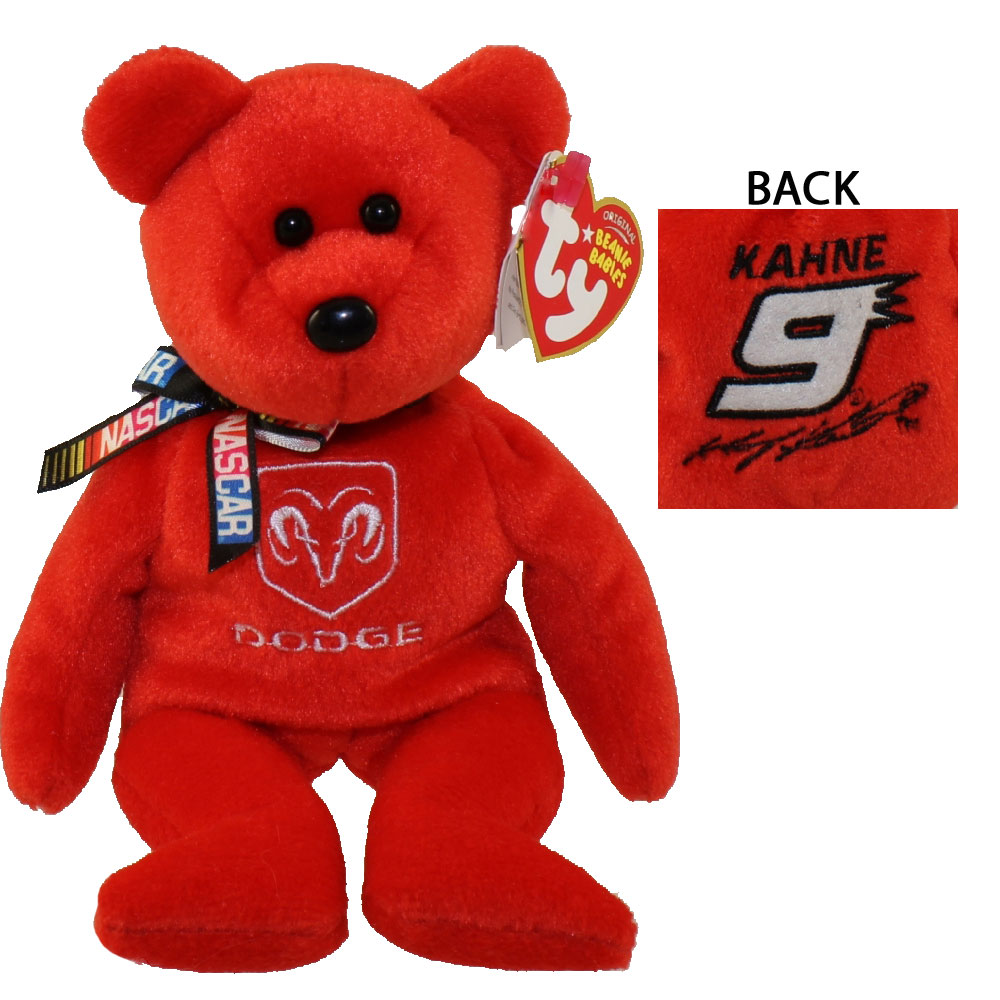 TY Beanie Baby - KASEY KAHNE #9 the Nascar Bear (8.5 inch)