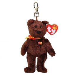 TY Beanie Baby - MC MASTERCARD Bear ( Metal Key Clip - Credit Card Exclusive ) (5.5 inch)