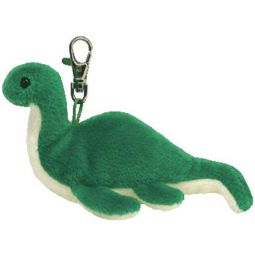 TY Beanie Baby - NESS-E the Loch Ness Monster ( Metal Key Clip - UK Exclusive )