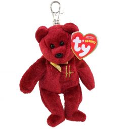 TY Beanie Baby - OMNIBUS the Bear ( Metal Key Clip - Harrods UK Exclusive ) (5.5 inch)