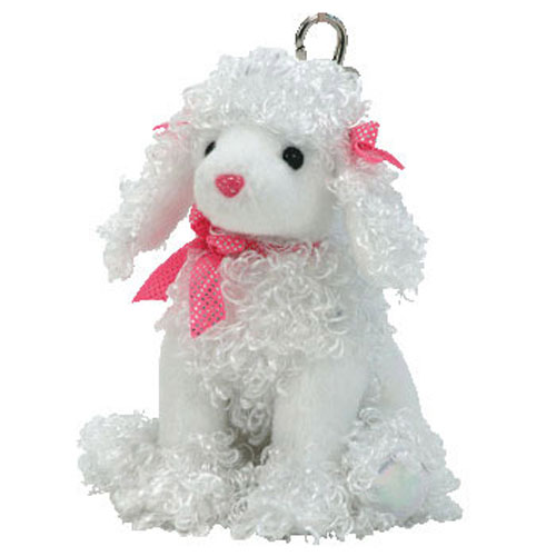 TY Beanie Baby - POOCHIE POO the Poodle Dog ( METAL Key Clip ) ( inch): - Toys, Plush, Trading Cards, Action Figures & Games online retail store shop sale TY Beanie Baby - POOCHIE POO the Poodle Dog ( METAL Key Clip ) ( inch): - Toys, Plush, Trading Cards, Action Figures & Games online retail store shop sale