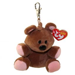 TY Beanie Baby - POOKY the Stuffed Animal Bear ( Metal Key Clip ) (4 inch)