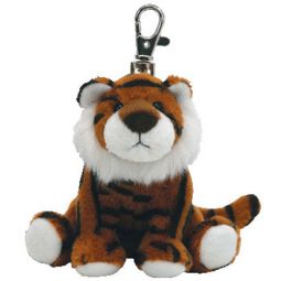 TY Beanie Baby - STRIPEY the Tiger ( Metal Key Clip ) (4 inch)