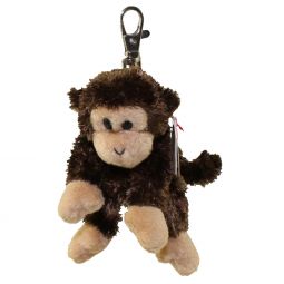 TY Beanie Baby - SWINGER the Monkey ( Metal Key Clip ) (4.5 inch)