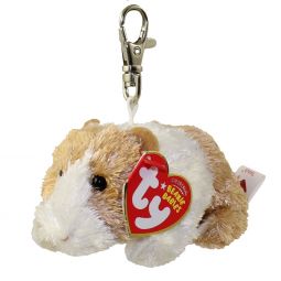 TY Beanie Baby - TWITCH the Guinea Pig ( Metal Key Clip ) (4 inch)