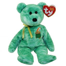 TY Beanie Baby - KILLARNEY the Irish Bear (8.5 inch)