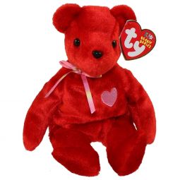 TY Beanie Baby - KISS-e the Old Face Valentines Day Bear (Internet Exclusive) (8 inch)