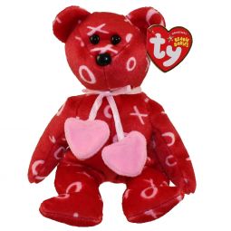 TY Beanie Baby - KISS-KISS the Bear (8.5 inch)
