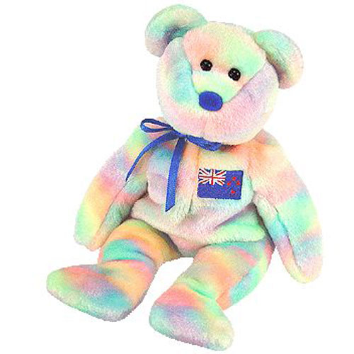 TY Beanie Baby - KIWIANA the Bear (New Zealand Exclusive) (8 inch)