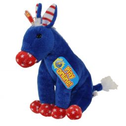 TY Beanie Baby 2.0 - LEFTY the Donkey (2008) (6.5 inch)