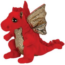 TY Beanie Baby - LEGEND the Red Dragon (6 inch)