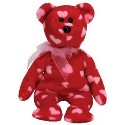 TY Beanie Baby - LITTLE KISS the Bear (Hallmark Gold Crown Exclusive) (8.5 inch)