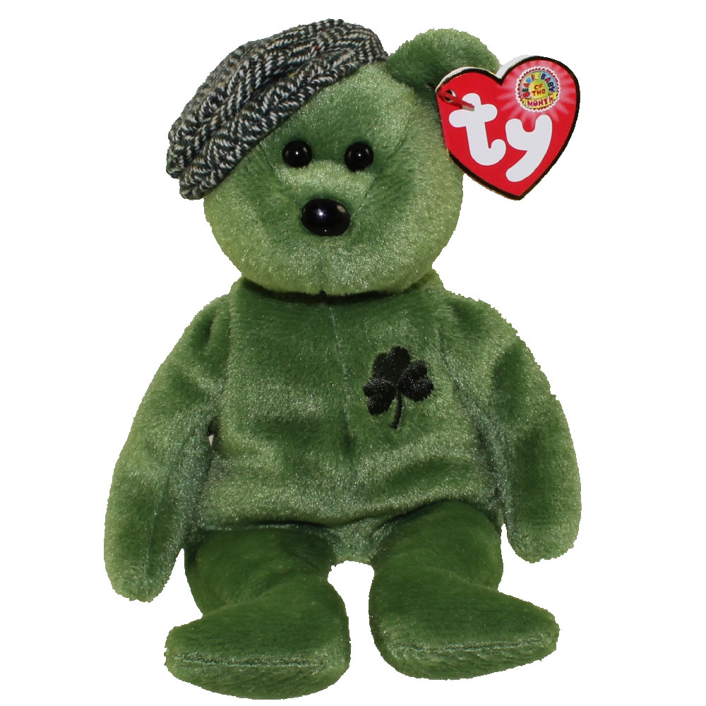 TY Beanie Baby - LOTS O' LUCK the Irish Bear (BBOM March 2007) (8.5 inch)